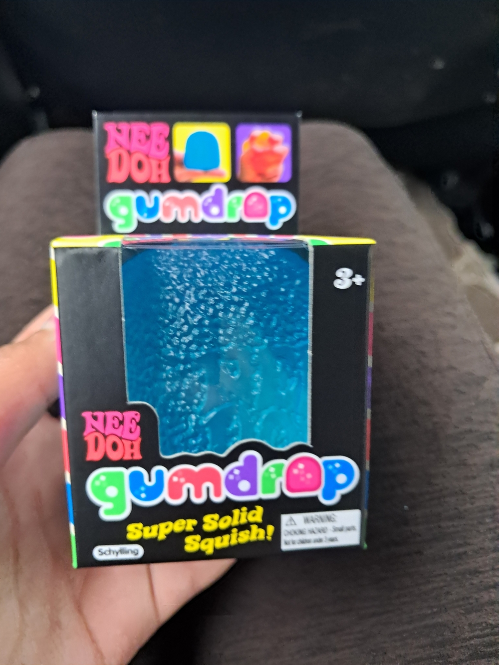 Nee Doh Gumdrop Super Solid Squish! Blue Kids Toy